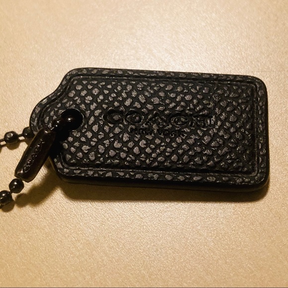 Coach Black Keychain Tag - Picture 9 of 16